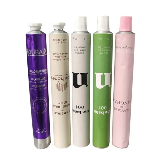 Tube de Lotion en aluminium, 100ml, 150ml, 200ml, pour soins capillaires, shampoing, revitalisant, cosmétique, vente en gros